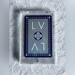 ♠️ Louis Vuitton Navy and White Card Deck